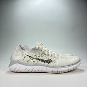 Nike Free RN Flyknit 2018 White Training Running Shoes 942839-100 Women’s Sz 9.5